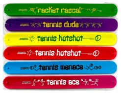 Apollo® Tennis Themed Slapband 6 Pack