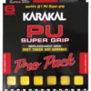 Karakal PU Super Grip Squash Badminton Replacement Grip 6 Pack