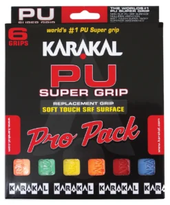 Karakal PU Super Grip Universal Replacement Grip 6 Pack