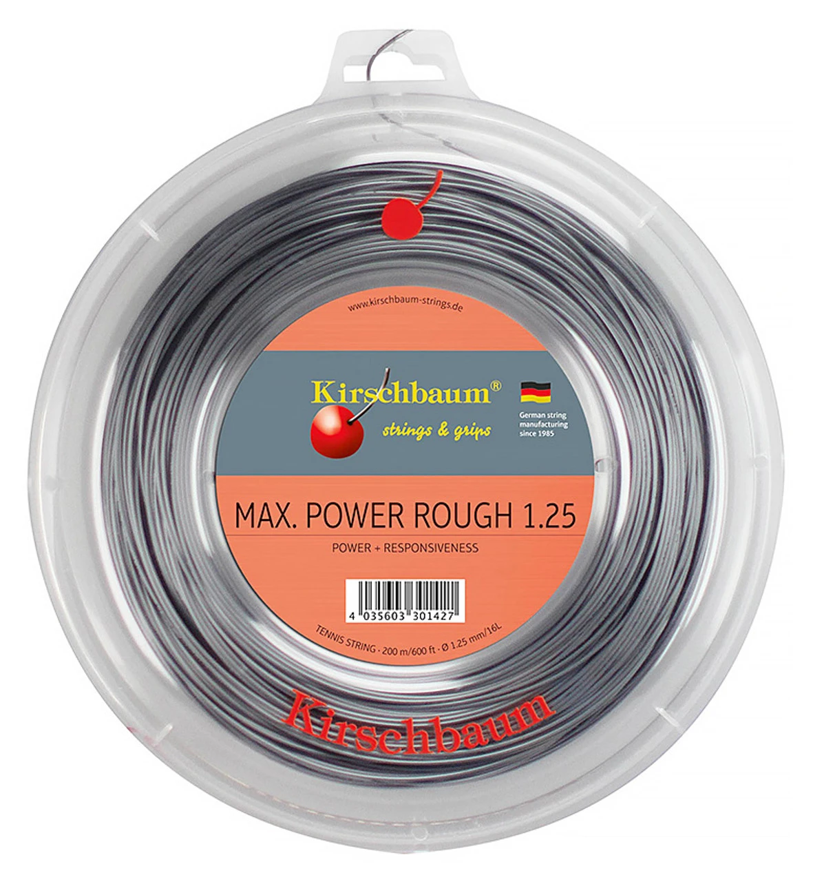 Kirschbaum Max Power Rough 17 1.25mm 200M Reel