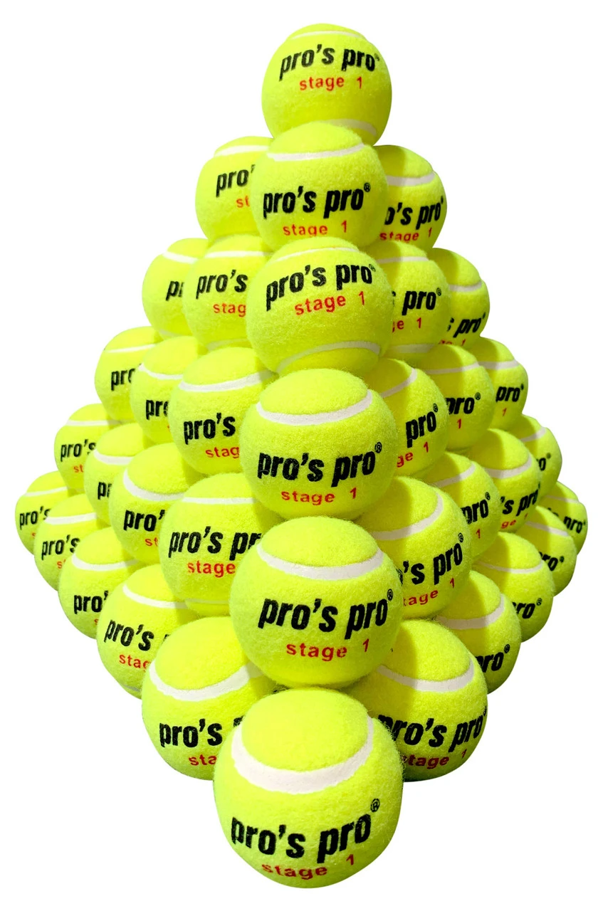 Pro's Pro Stage 1 Green Junior Tennis Balls 60 Pack 1 Pro's Pro Stage 1 Green Junior Tennis Balls 60 Pack