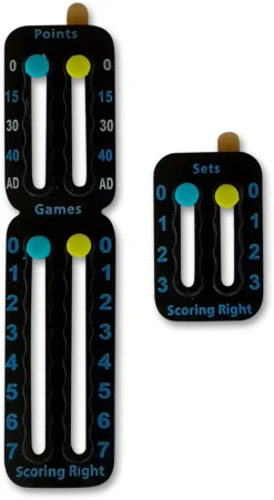 Scoring Right Portable Tennis Scorekeeper