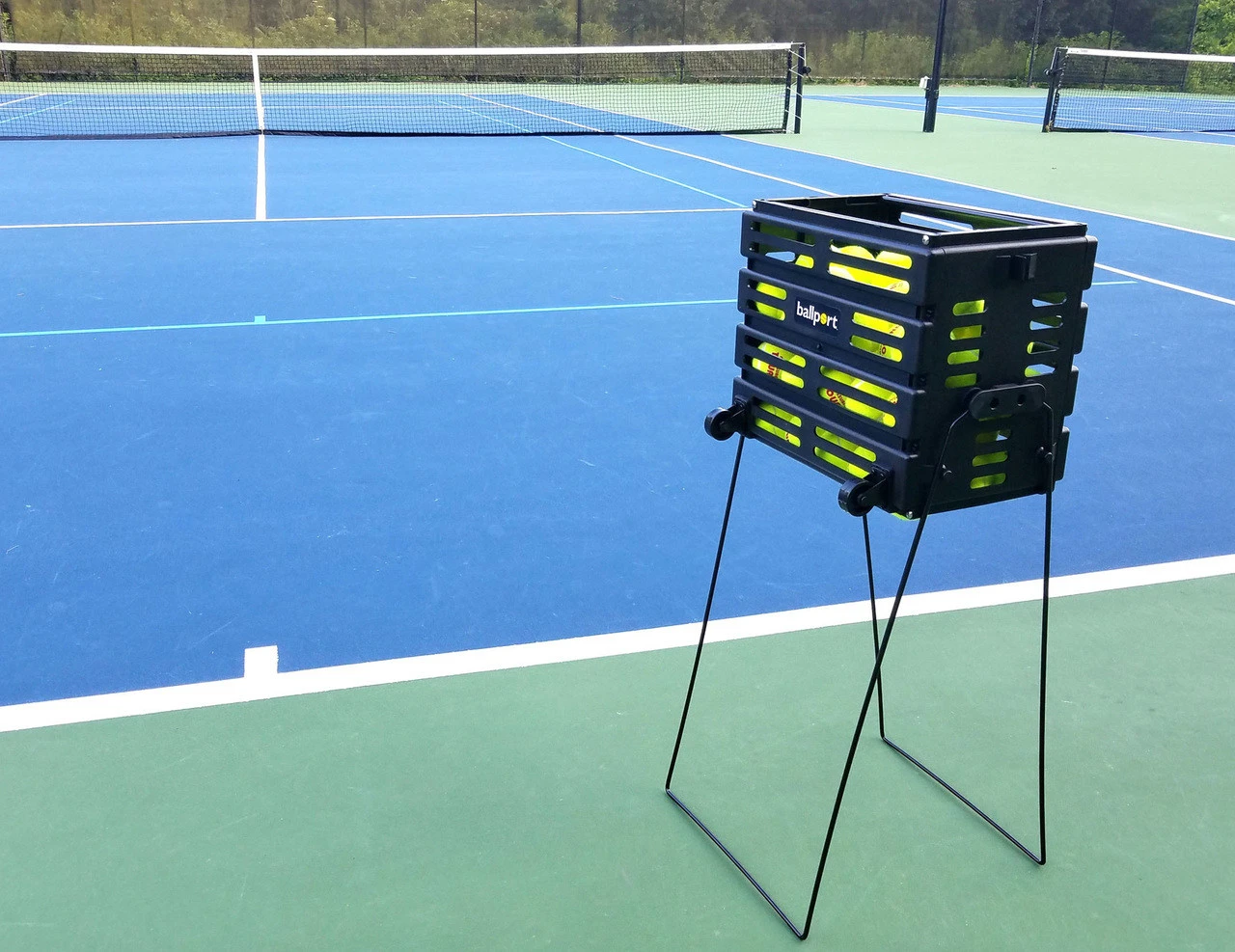 Tourna Ball Port Deluxe Polypropylene 80 Ball Basket 2 Tourna Ball Port Deluxe Polypropylene 80 Ball Basket - Image 2