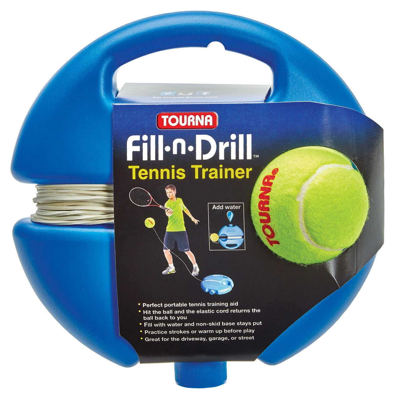 Tourna Fill N Drill Portable Tennis Trainer 1 Tourna Fill N Drill Portable Tennis Trainer