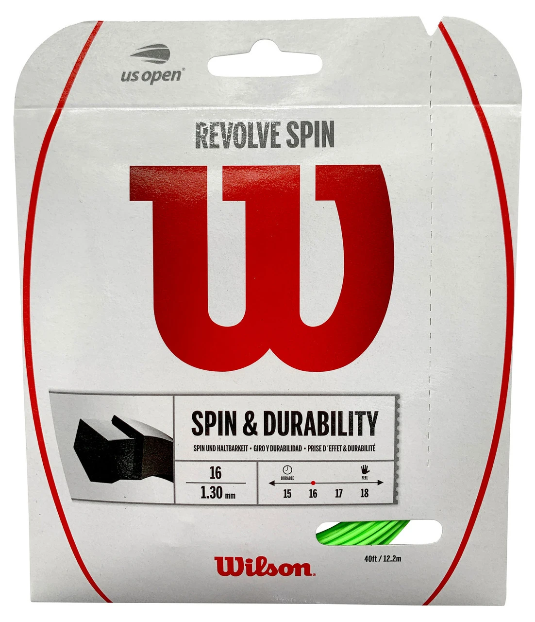 Wilson Revolve Spin 16 1.30mm Set 2 Wilson Revolve Spin 16 1.30mm Set - Image 2