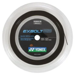 Yonex Exbolt 63 0.63mm Badminton 200M Reel -Ball Sports Store yonex exbolt 63 0 63mm badminton 200m reel black 33731 82845.1698772696