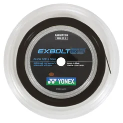 Yonex Exbolt 65 0.65mm Badminton 200M Reel -Ball Sports Store yonex exbolt 65 0 65mm badminton 200m reel black 76624 95697.1698773268
