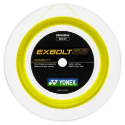 Yonex Exbolt 68 0.68mm Badminton 200M Reel -Ball Sports Store yonex exbolt 68 0 68mm badminton 200m reel yellow 74905.1709819244