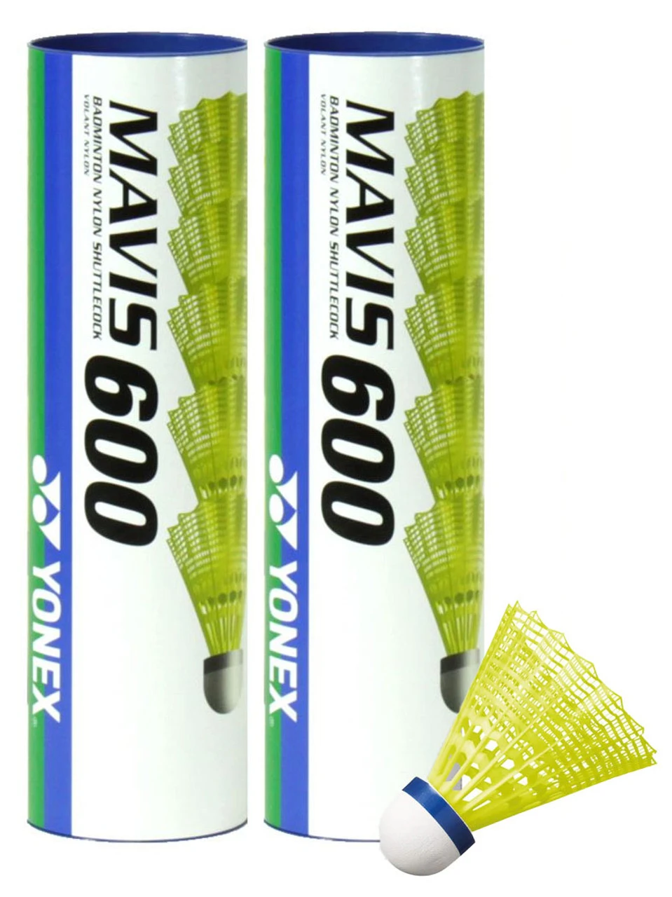 Yonex Mavis 600 Badminton Shuttlecocks Dozen 1 Yonex Mavis 600 Badminton Shuttlecocks Dozen