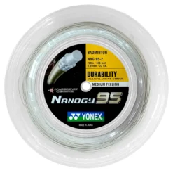 Yonex Nanogy 95 0.69mm Badminton 200M Reel -Ball Sports Store yonex nanogy 95 0 69mm badminton 200m reel silver 72326 00865.1698769557